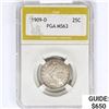 1909-D Barber Quarter PGA MS63