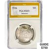 Image 1 : 1936 Delaware Half Dollar PGA MS65+