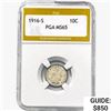 1916-S Barber Dime PGA MS65