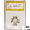 Image 1 : 1871 Seated Liberty Dime PGA PR64 CAMEO