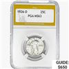 1926-D Standing Liberty Quarter PGA MS63