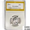 Image 1 : 1941 Washington Silver Quarter PGA MS64 DDR,FS-801