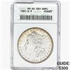 Image 1 : 1881-S Morgan Silver Dollar ANACS MS64 OBV DMPL