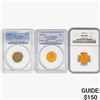 Image 1 : [3] 1886-1970 Assorted 1C NGC/PCGS