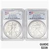 Image 1 : [2] 2011 Silver Eagle PCGS MS70 FS 25th ANNIV.