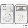 [2] 1954&1957 Franklin Half Dollar NGC PF64/67