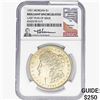 Image 1 : 1921 Morgan Silver Dollar NGC BU Signed Uram