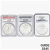 Image 1 : [3] 2007-2013 Silver Eagle NGC/PCGS MS69/70