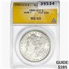 1882-O/O Morgan Silver Dollar ANACS MS63 VAM-7