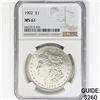 Image 1 : 1902 Morgan Silver Dollar NGC MS61