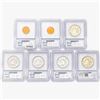Image 2 : [7] 1946-1963 Assorted U.S. Coinage ICG MS