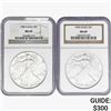 [2] 1986&1996 Silver Eagle NGC MS69