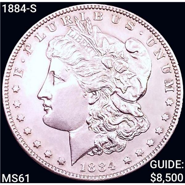 1884-S Morgan Silver Dollar UNCIRCULATED