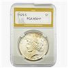 Image 1 : 1925-S Silver Peace Dollar PGA MS64+