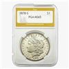 1878-S Morgan Silver Dollar PGA MS65