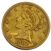 Image 1 : 1882 $5 Gold Half Eagle