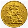 Image 2 : 1915 .2355oz Gold G.B. Sovereign