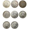 Image 1 : SILVER EAGLE 1987-05(6), PEACE 1922, MORGAN 1889