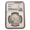 Image 1 : 1883-CC Morgan Silver Dollar NGC MS62