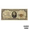Image 1 : 1929 B $20 US Bank of New York Fed Res Note