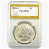 1881-S Morgan Silver Dollar PGA MS65