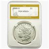 1880-O Morgan Silver Dollar PGA MS63+