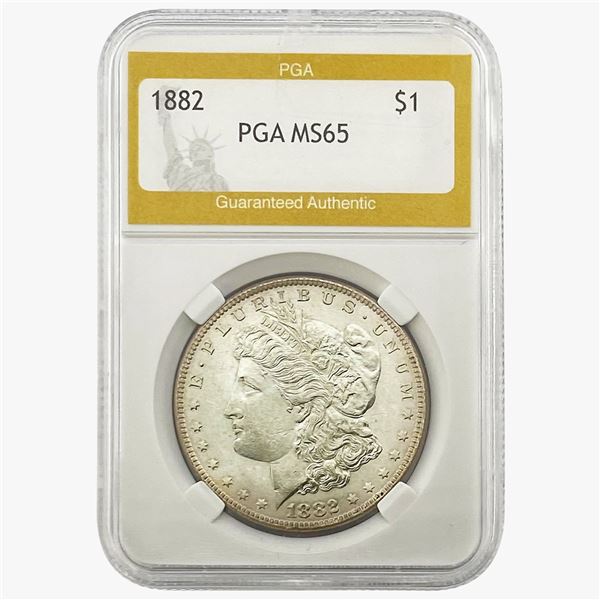 1882 Morgan Silver Dollar PGA MS65