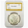 Image 1 : 1882 Morgan Silver Dollar PGA MS65