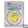 Image 1 : 2016-W 1/2oz Gold 50C 100th ANNIV. PCGS SP69