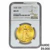 Image 1 : 1928 $20 Gold Double Eagle NGC MS65