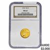 Image 1 : 1910 $2.50 Gold Quarter Eagle NGC MS62
