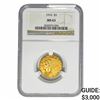 Image 1 : 1910 $5 Gold Half Eagle NGC MS63