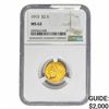 Image 1 : 1915 $2.50 Gold Quarter Eagle NGC MS62