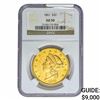 Image 1 : 1861 $20 Gold Double Eagle NGC AU50