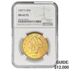 Image 1 : 1897-S $20 Gold Double Eagle NGC MS62 PL