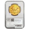 Image 2 : 1898-S $20 Gold Double Eagle NGC MS61 PL