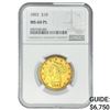 Image 1 : 1892 $10 Gold Eagle NGC MS60 PL