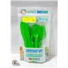 Image 1 : BRAND NEW PRESERVE 8 SETS OF REUSABLE PLASTIC