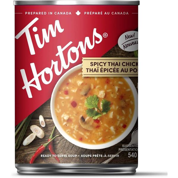 2 X 540ML CANS OF TIM HORTONS SPICY THAI CHICKEN