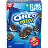 Image 1 : NEW 180G BOX OF OREO MINI COOKIES, 6 SNACK PACKS