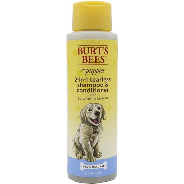 NEW BURT'S BEES FOR PUPPIES TEARLESS 2 IN 1
