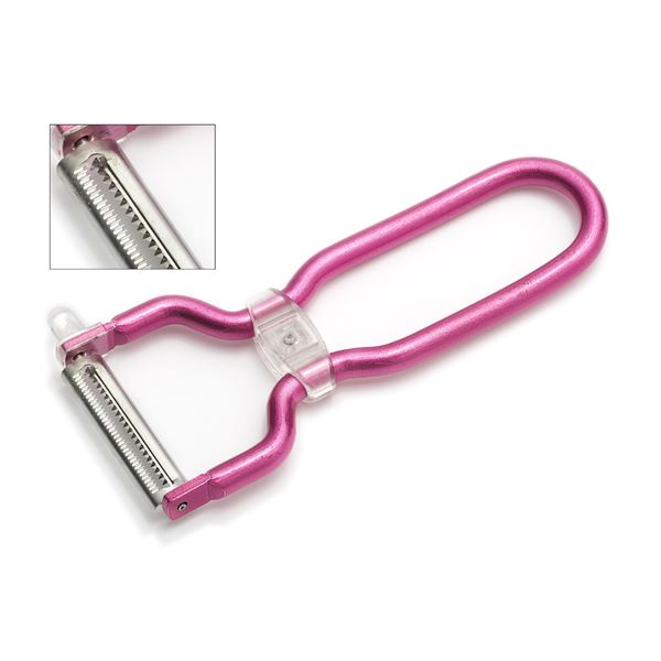 NEW CULINA PINK ANODIZED HANDLE PEELER