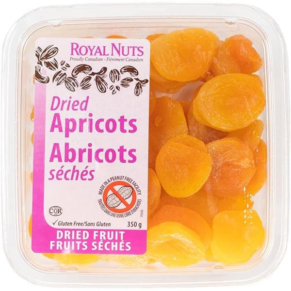 NEW 350G ROYALE NUTS DRIED APRICOTS