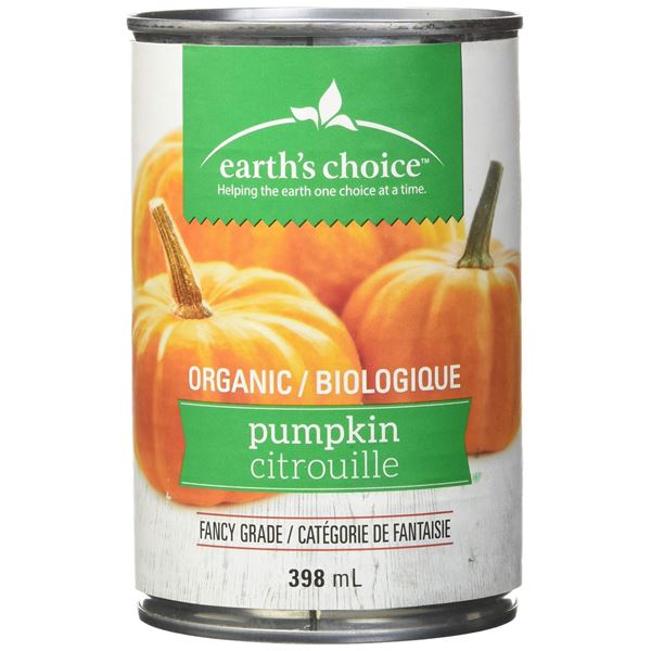 NEW CASE OF 12 EARTHS CHOICE ORGANIC PUMPKIN PUREE