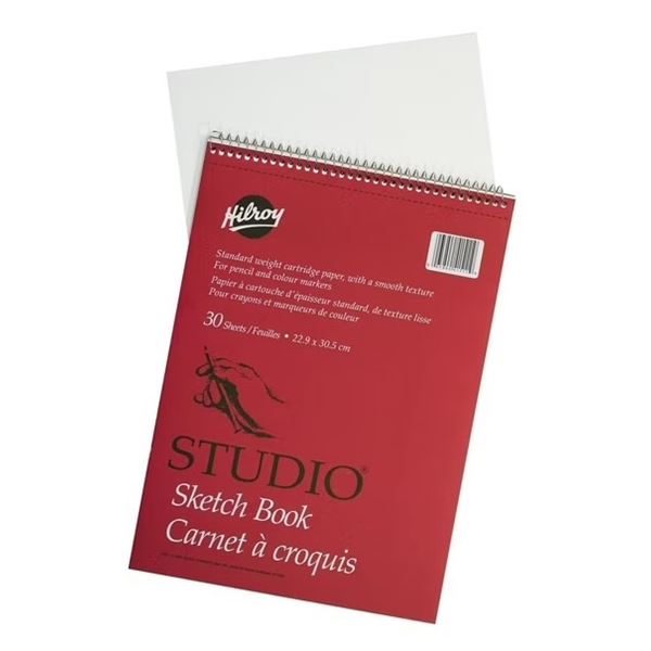 NEW HILROY STUDIO SKETCHBOOK 30 SHEETS
