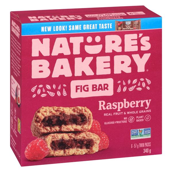 2 NEW BOXES NATURES BAKERY FIG BAR RASPBERRY