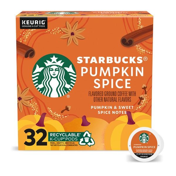 NEW STARBUCKS PUMPKIN SPICE FLAVORED GROUND COFFEE