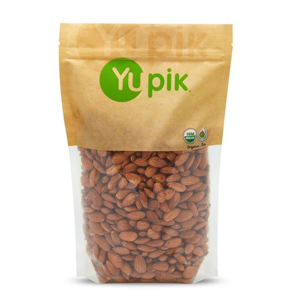 NEW 2.20LB YUPIK ORGANIC NATURAL ALMONDS