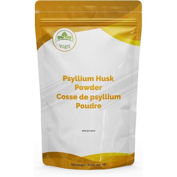 NEW YOGTI PSYLLIUM HUSK POWDER 1LB