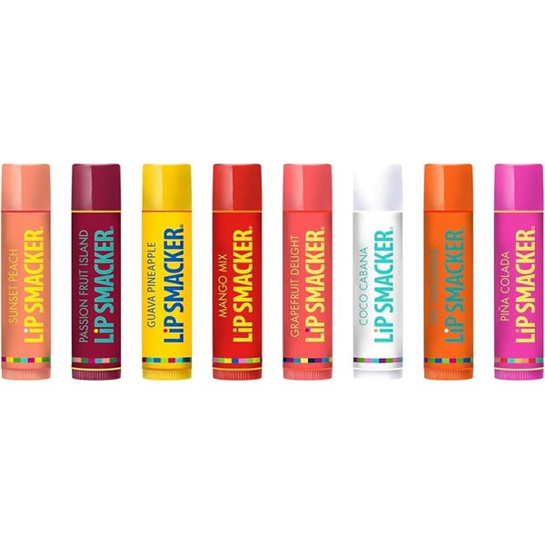 NEW LIP SMACKER TROPICAL FLAVORS 8 X 1.12OZ